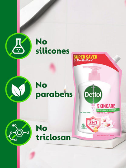 Dettol Skincare Liquid Handwash refill - 675ml
