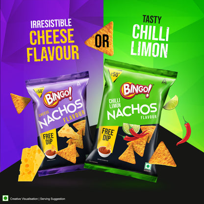 Bingo Chilli Lemon Nachos Flavour 48g