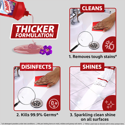 Harpic Disinfectant Bathroom Cleaner (Floral) - 500ml
