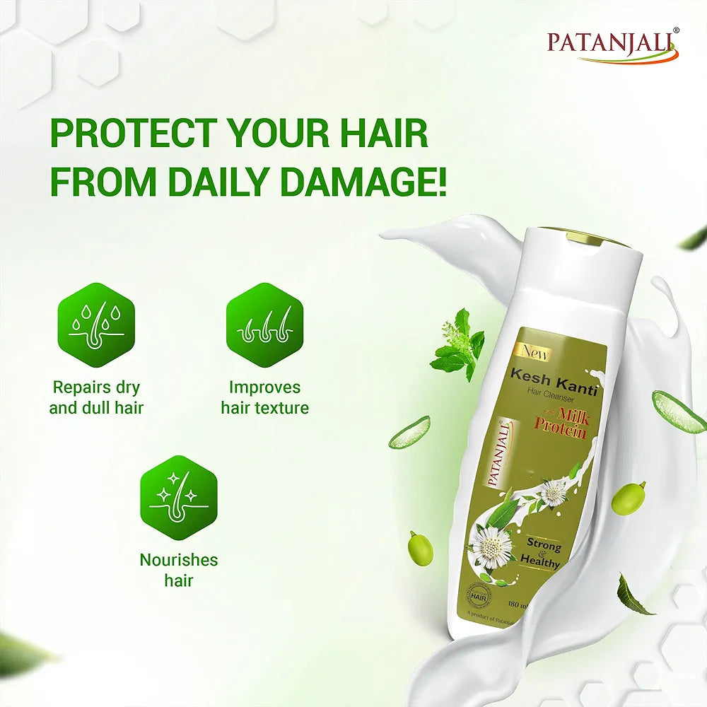 Patanjali Kesh Kanti Shampoo, 180ml