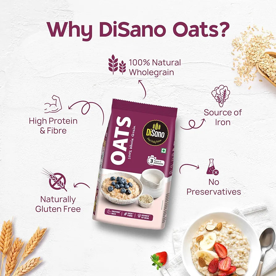 DiSano Whole Grain Oats - 1kg