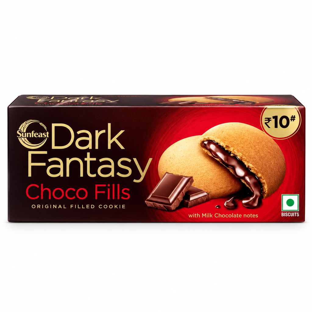 Sunfeast Dark Fantasy Choco Fills Biscuit - Pack of 1