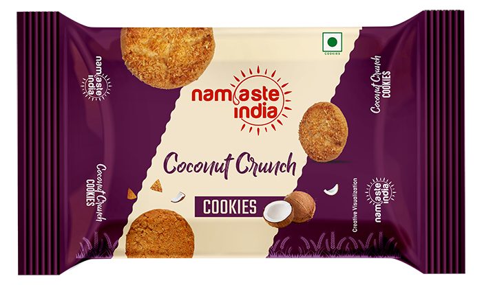 Namaste India Coconut Crunch Cookies - 100g