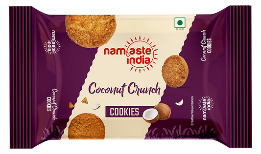 Namaste India Coconut Crunch Cookies - 100g