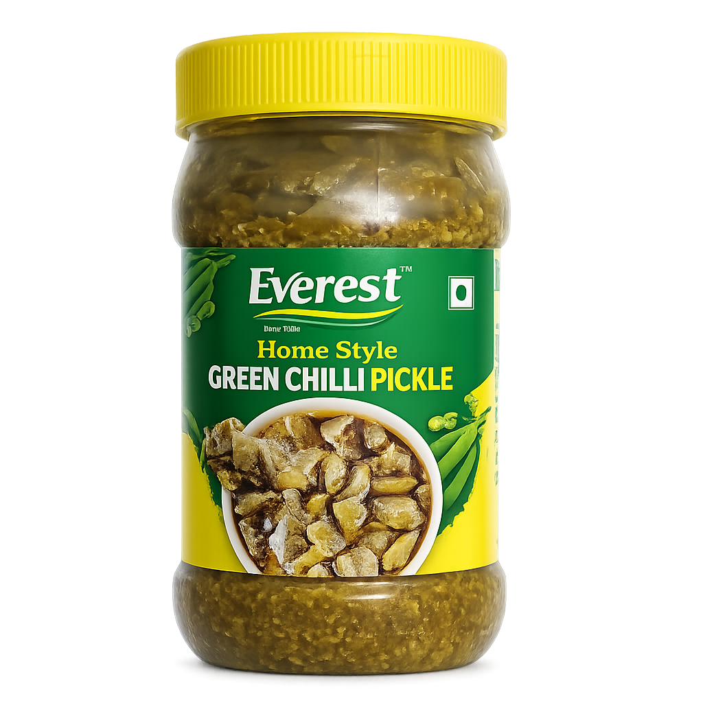 Everest Home Style Green Chilli Pickle - 950g