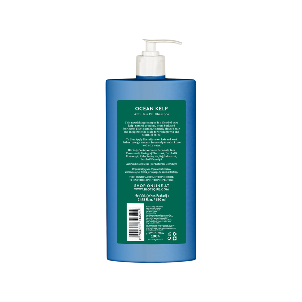 Biotique Ocean Kelp Anti Hair Fall Shampoo 650ml