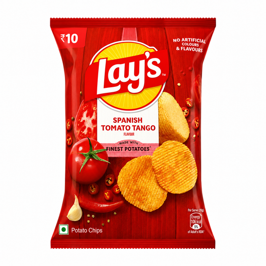 Lays Potato Chips, Spanish Tomato Tango Flavour 26.5g