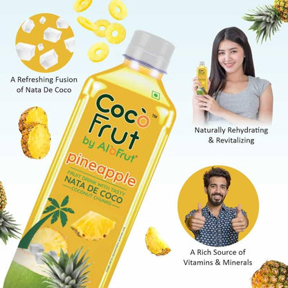 Coco Frut Pineapple Fruit Drink with Nata De Coco – 300ml