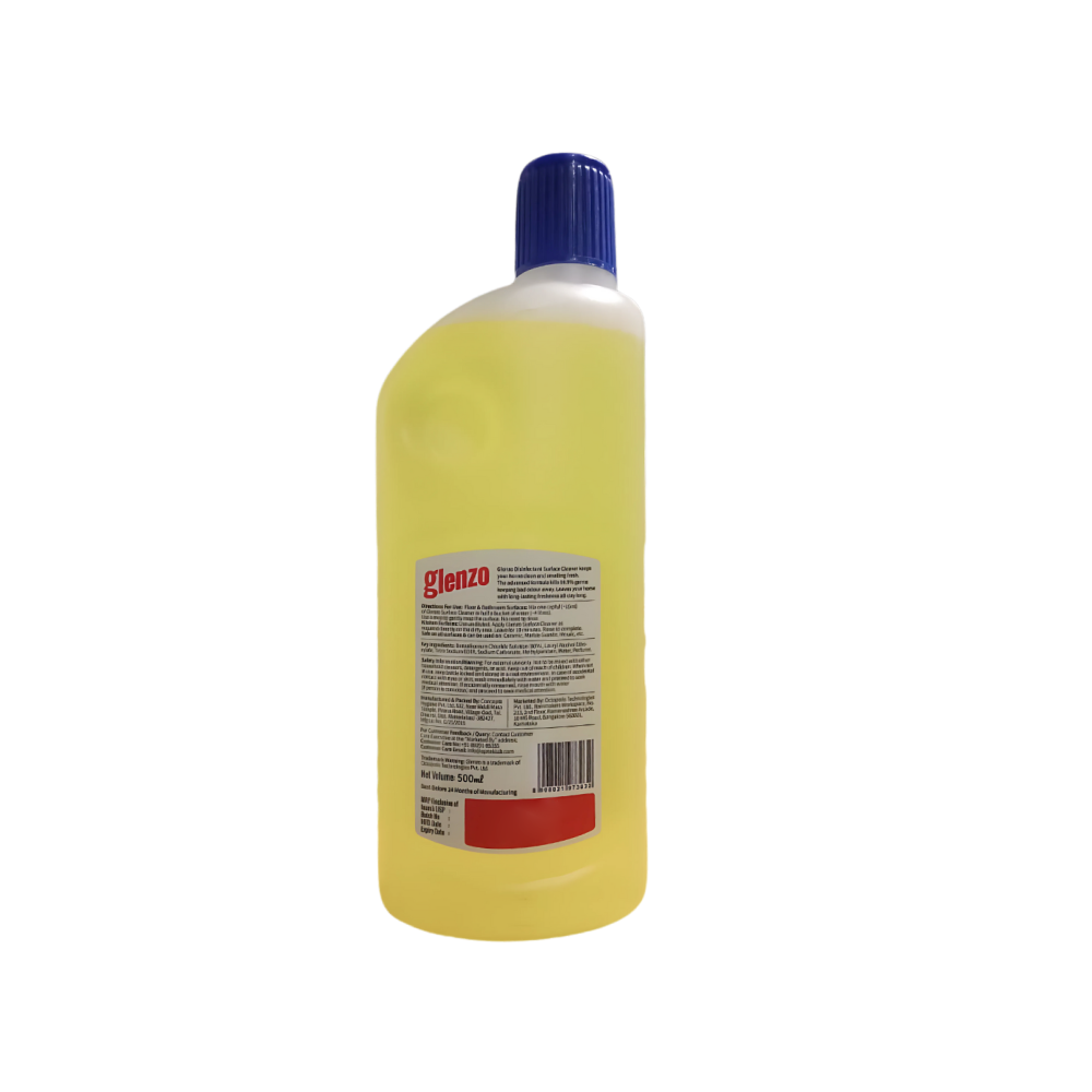 Glenzo Disinfectant Floor & Surface Cleaner - 500ml
