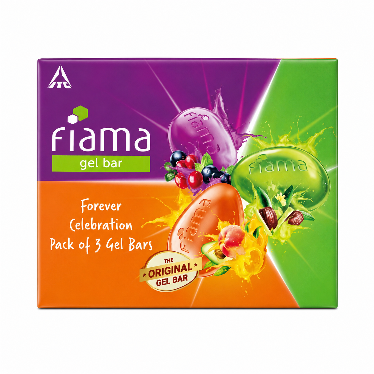 Fiama Gel Bar Soap Celebration (Pack of 3) - 375g