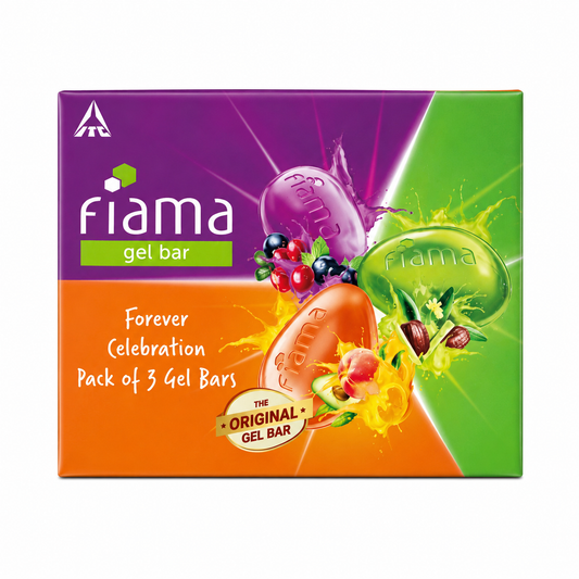 Fiama Gel Bar Soap Celebration (Pack of 3) - 375g