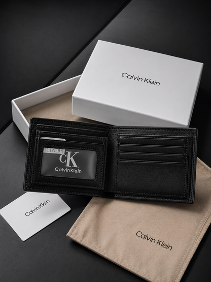 Calvin Kalien Geniune Leather Black Wallet