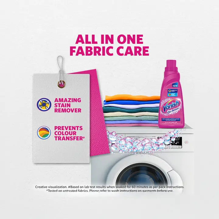 Vanish All in One Liquid Detergent Booster - 180 ml