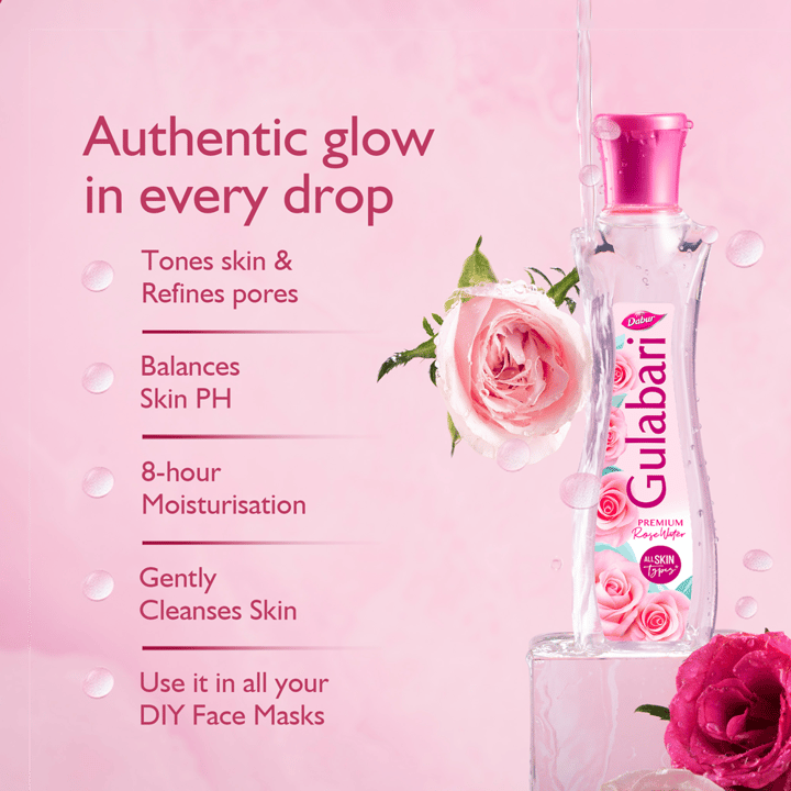 Dabur Gulabari Premium Rose Water - 120ml