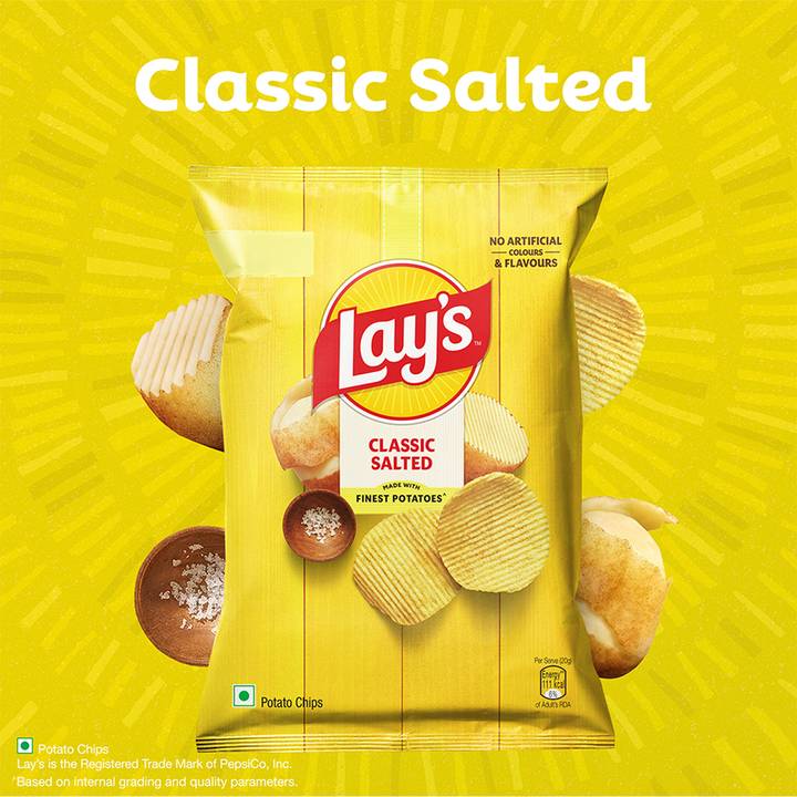 Lay's Classic Salted Chips- 51g