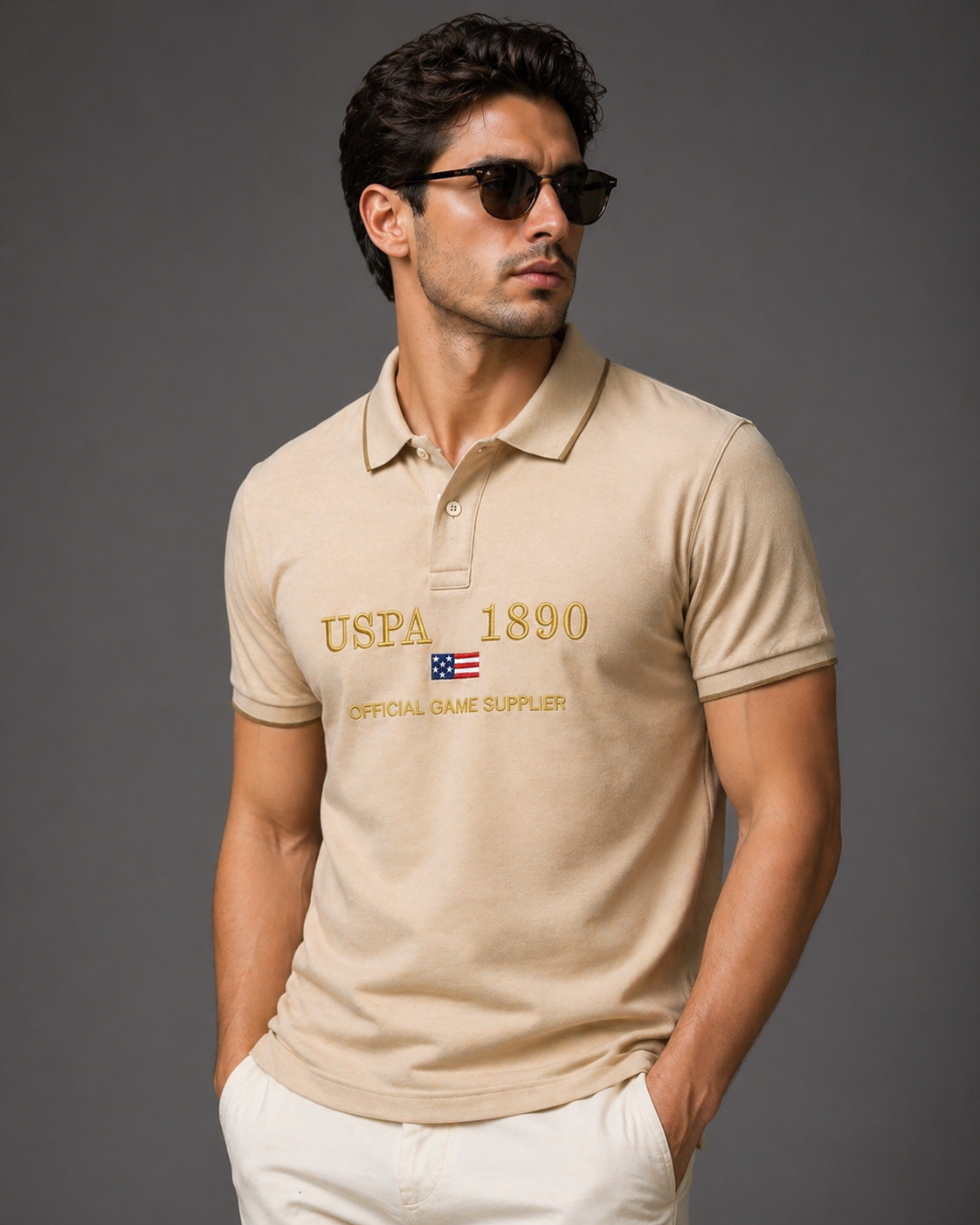 US POLO Cotton Metty T Shirt