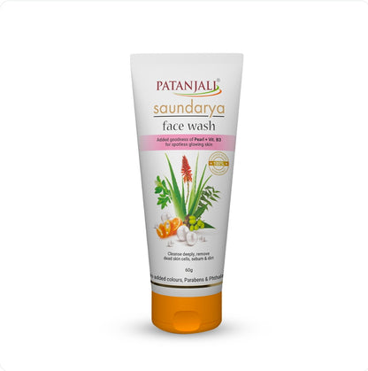 Patanjali Saundarya Face Wash (60g)