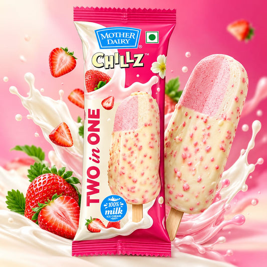 Two In One Chillz Mother Dairy Ice Cream - 75ml