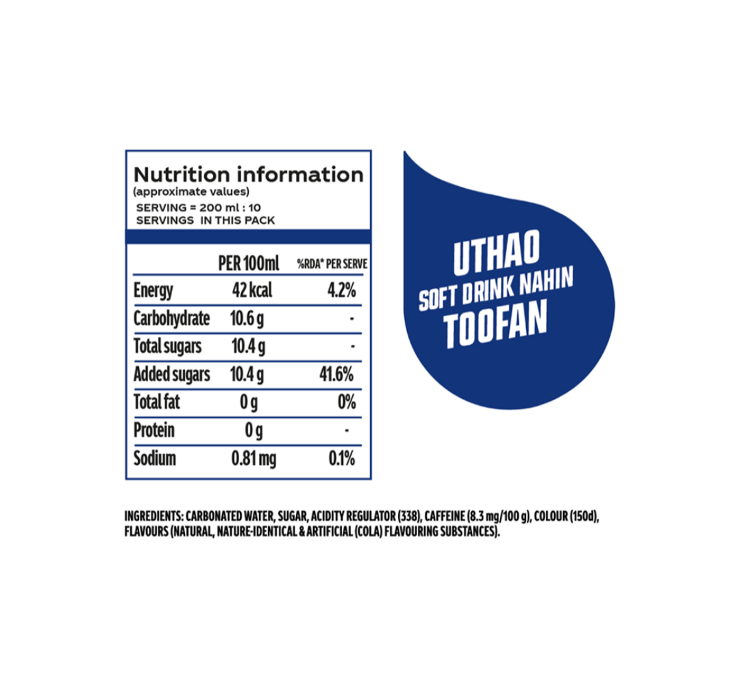 Thmus Up Cola Soft Drink - 2Ltr