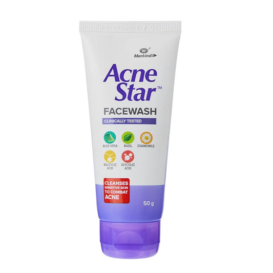 Acne Star Facewash - 50g