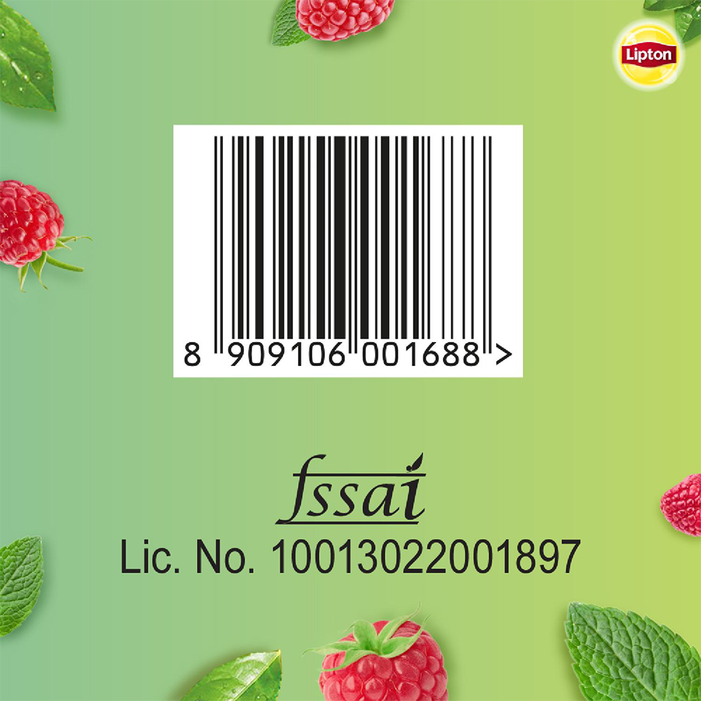Lipton Raspberry Mint Green Tea - 25N