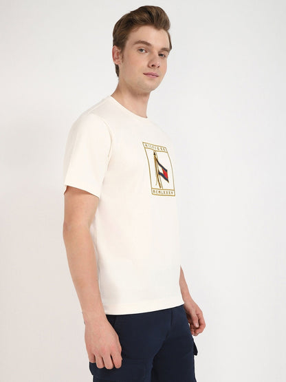 Tommy Hilfiger
Off White Logo Regular-Fit Cotton T-Shirt