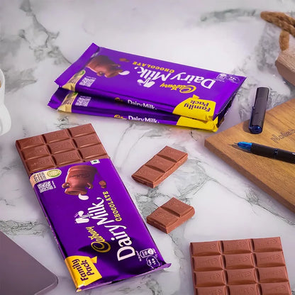Cadbury Dairy Milk Family Pack Chocolate Bar - 105g