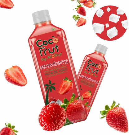 Coco Frut Strawberry Drink with Nata De Coco – 300ml