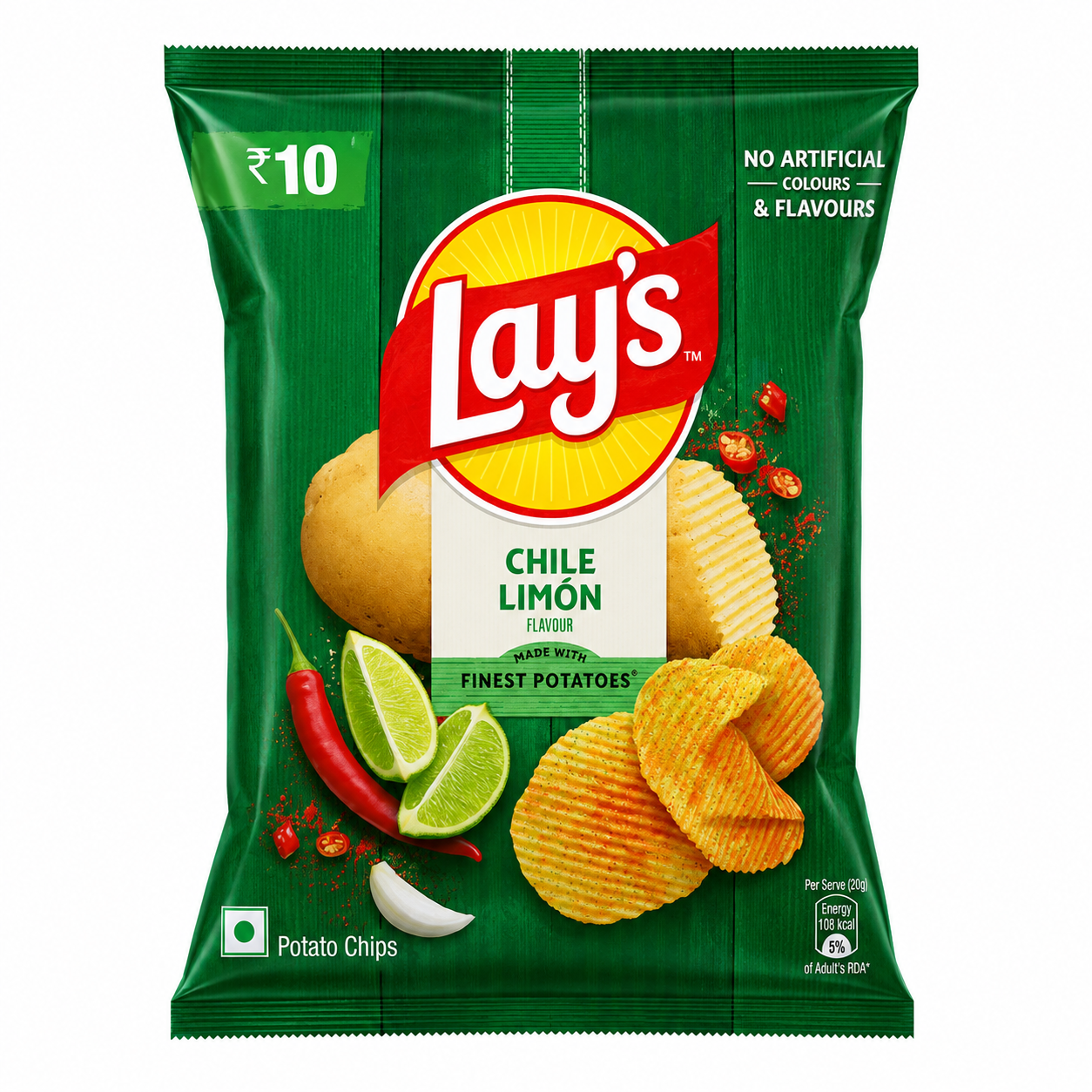 Lay's Chilli Lemon Flavour Chips - 26.5g