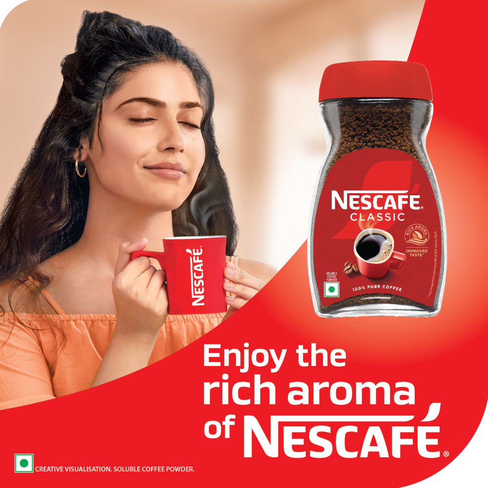 Nescafe Classic - 100% Pure Instant Coffee Powder - 45 g