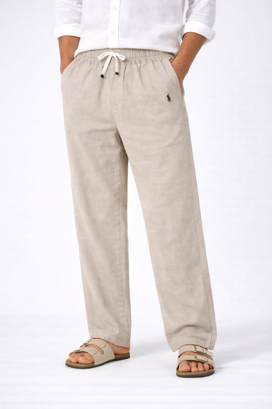 Ralph Lauren Polo Linen Elastic Pajama