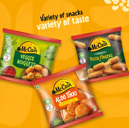 McCain Cheese Pizza Style Meni Samosa - 240g