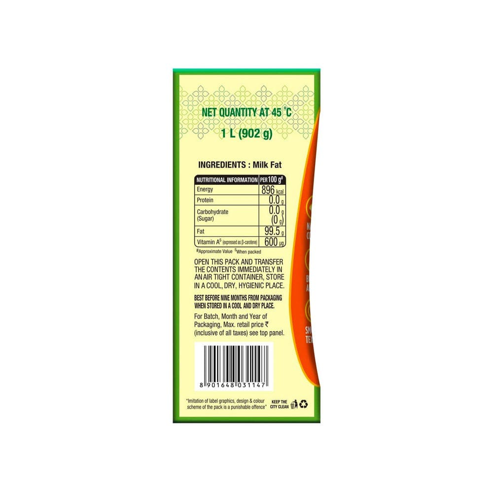 Mother Dairy Cow Ghee - 500ml