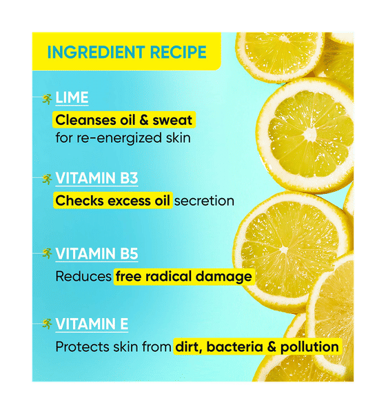 DOT & KEY Lime Rush Sports Face Wash - 100ml