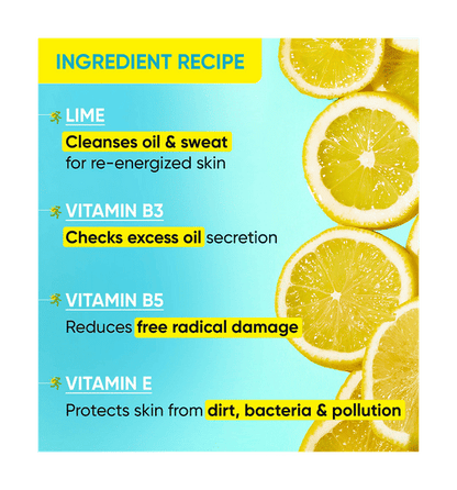 DOT & KEY Lime Rush Sports Face Wash - 100ml
