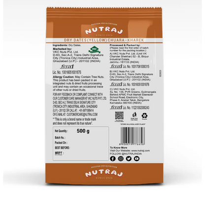 Nutraj Dried Chhuara/Kharik Dates