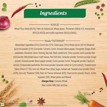 MAGGI Nutri-licious Masala Veg Atta Noodles - 51g