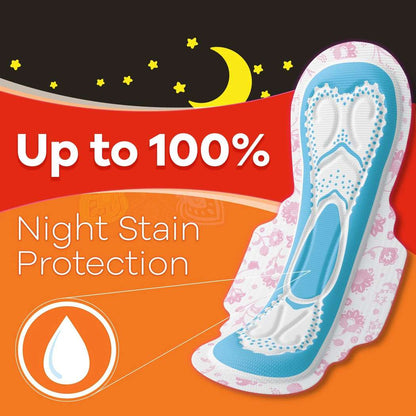 Whisper Choice Overnight Sanitary Pad For Women With Wings - XXL 6 Pads
