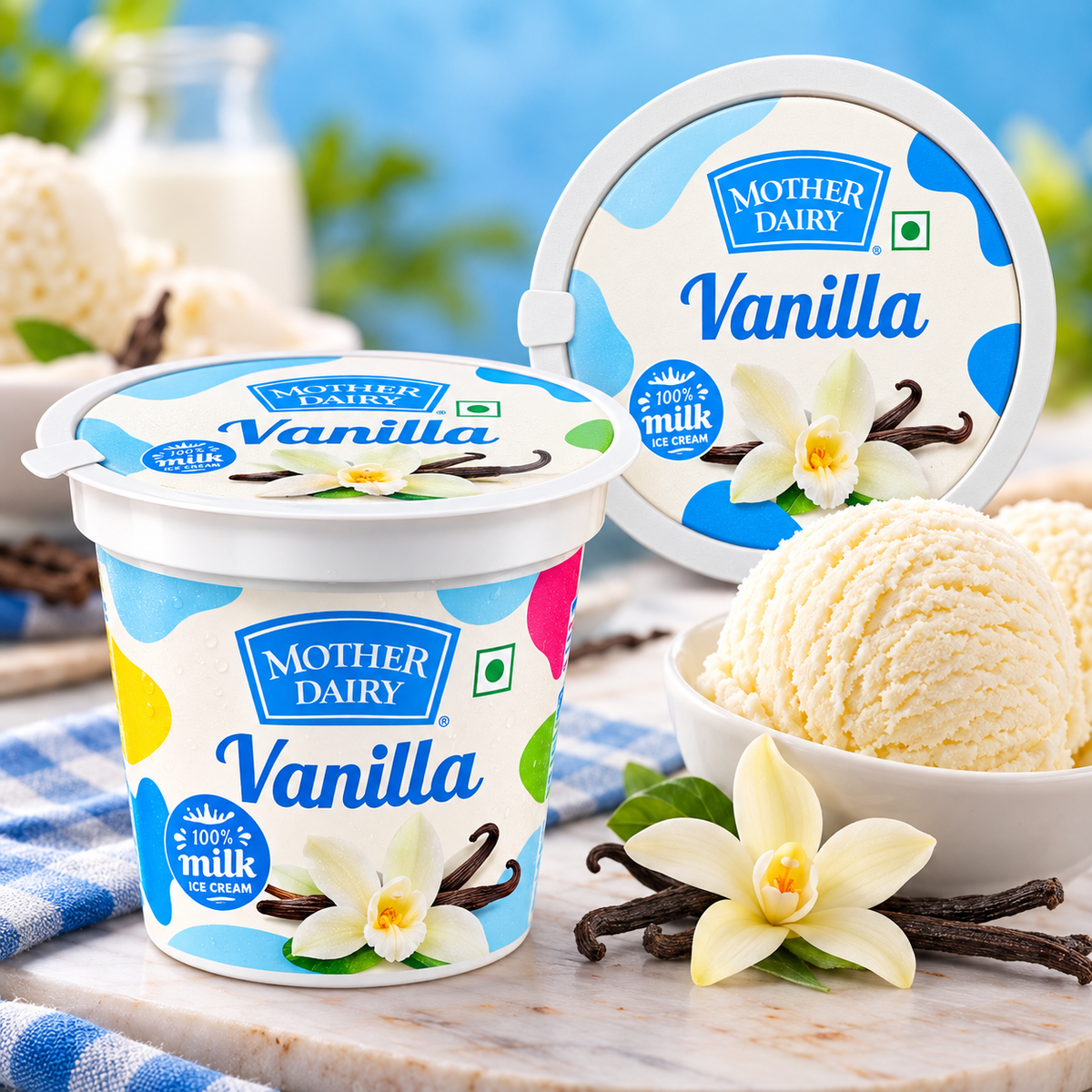 Vanila Cup Mother Dairy - 90ml