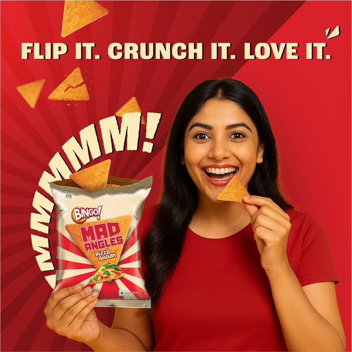 Bingo Mad Angles Pizza aaaah Masala - 60g