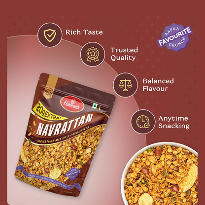 Haldiram's Navratan Mixture Namkeen - 420g
