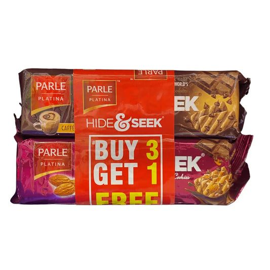 Parle Hide & seek biscuits 400 gm combo pack (buy 3 get 1 free)