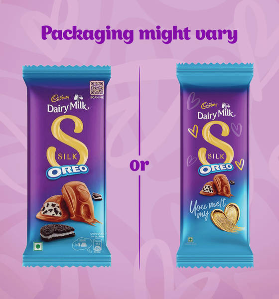 Cadbury Dairy Milk Silk Oreo Chocolate Bar Velentine Gift Pack - 55.5g