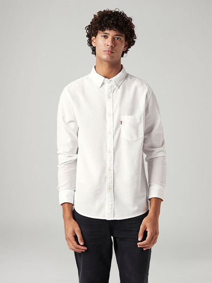 Levi's Solid Slim Fit Oxford Shirt