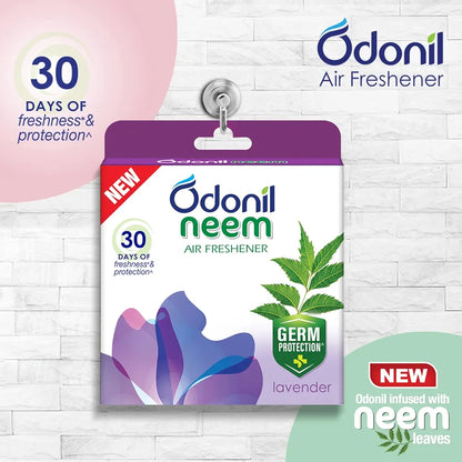 Odonil Bathroom Air Freshener Neem Mixed Fragrances Blocks 192g (48g, Pack of 4)