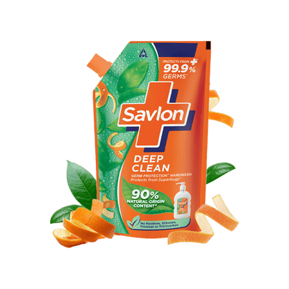 Savlon Deep Clean Germ Protection Liquid Hand Wash Refill - 175ml