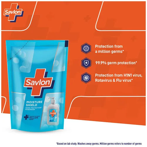 Savlon Moisture Shield Hand Wash, 3x175 ml Pouch