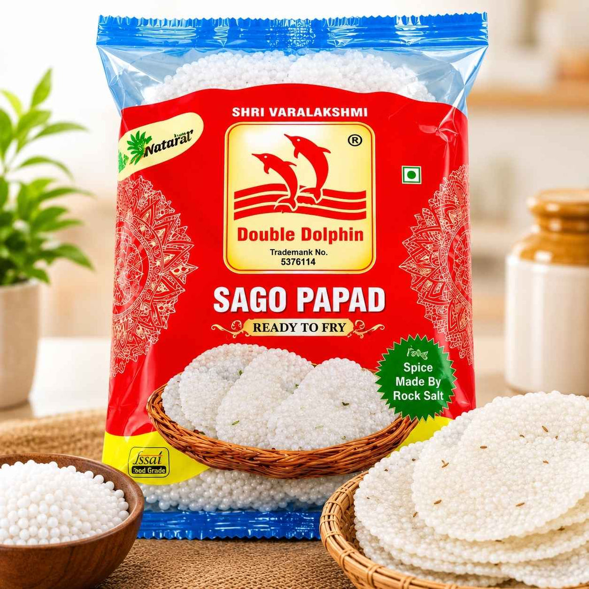 Varalakshmi Sago Papad - 80g