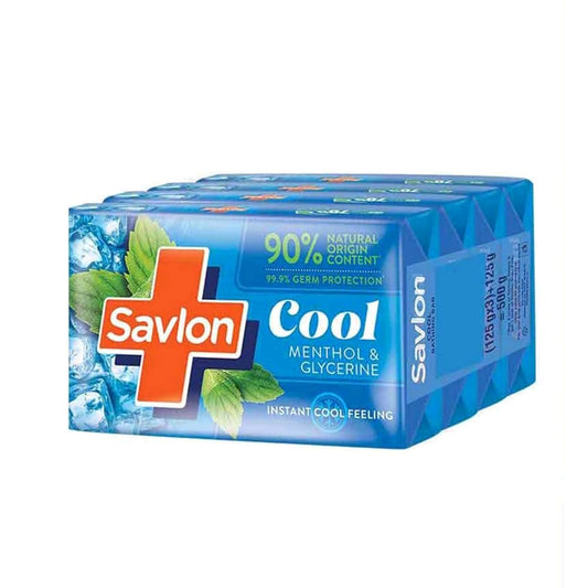 Savlon Cool Soap Menthol and Glycerine (Pack Of 4) 40g×4