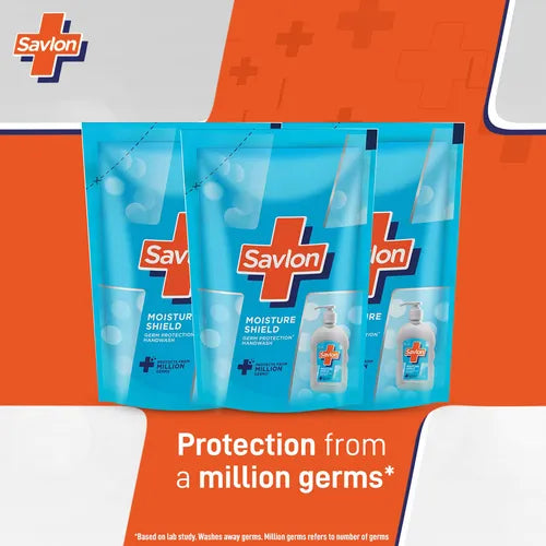 Savlon Moisture Shield Hand Wash, 3x175 ml Pouch